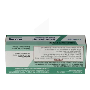 Paracetamol Zentiva K.s. 500 Mg, Comprimé