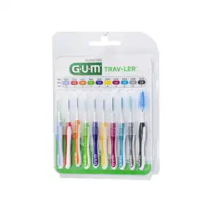 Gum Travler Multipack Brossette Inter-dentaire B/10 à GRENOBLE