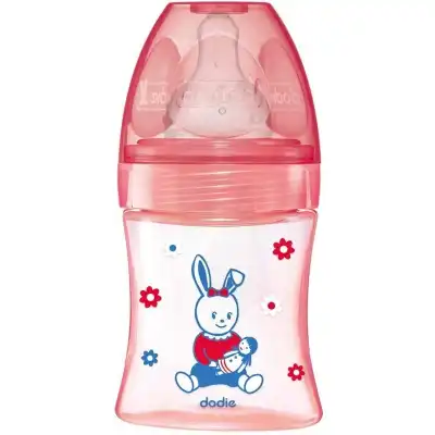 Dodie Initiation+ Biberon TÉtine 3vitesses DÉbit 1 Rose PoupÉe 150ml à VITROLLES