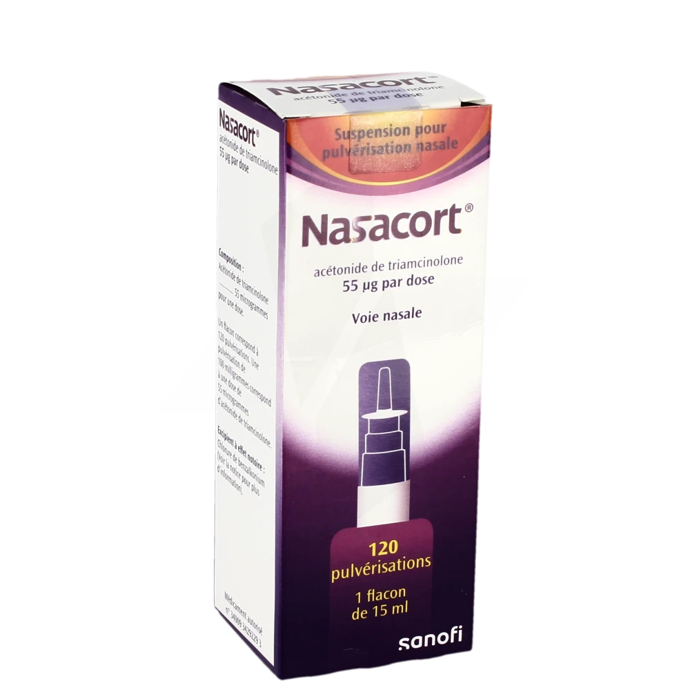 Nasacort 55 Microgrammes Par Dose, Suspension Pour Pulvérisation Nasale