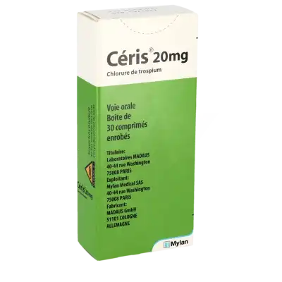 CERIS 20 mg, comprimé enrobé