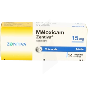 Meloxicam Zentiva 15 Mg, Comprimé Sécable