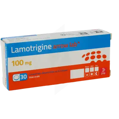 LAMOTRIGINE ARROW LAB 100 mg, comprimé dispersible ou à croquer