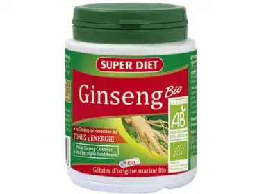 Superdiet Ginseng 200mg Gélules B/150 à NICE