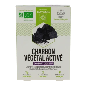 Dayang Phytotherapie Charbon Végétal Bio Gél B/30