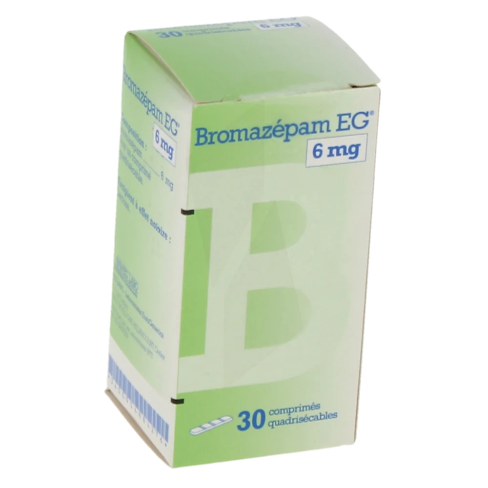 Bromazepam Eg 6 Mg, Comprimé Quadrisécable