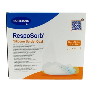 Resposorb Silicone Border Oval Pans Absorption Importante 13x15,5cm B/10