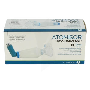 Atomisor Smartchamber Chambre Inhalation Avec Masque Jeune Enfant 12mois-6ans