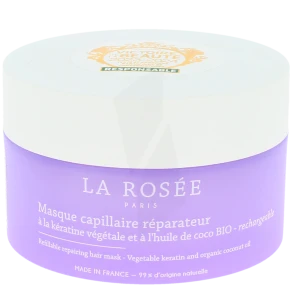 La Rosée Masque Capillaire Réparateur Bio Rechargeable Pot/200g
