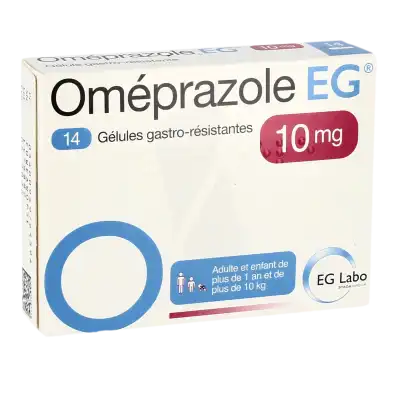Omeprazole Eg 10 Mg, Gélule Gastro-résistante à LIVRON-SUR-DROME