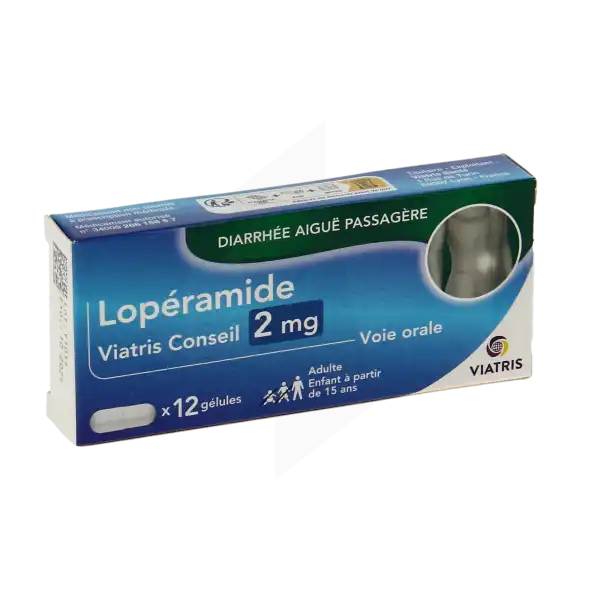 Loperamide Viatris Conseil 2 Mg, Gélule