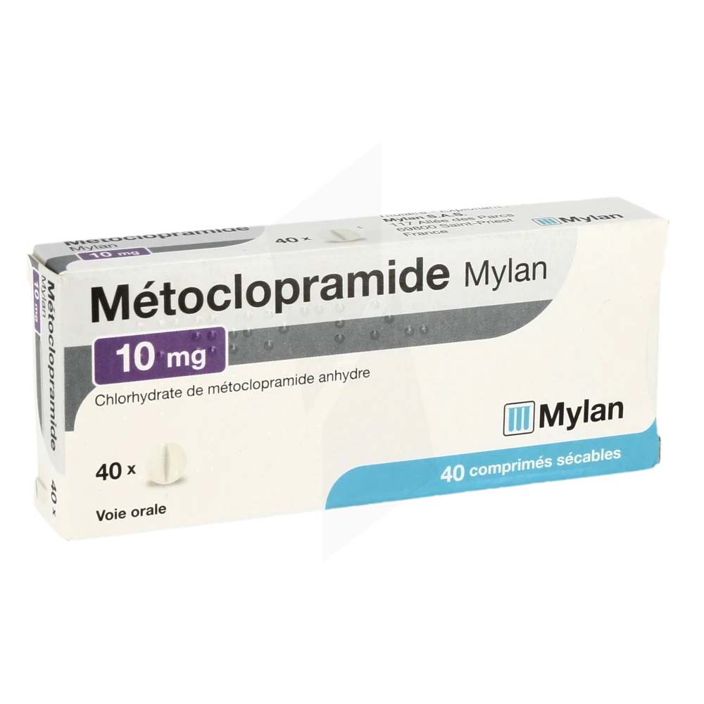 Metoclopramide Viatris 10 Mg, Comprimé Sécable