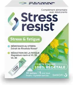 Acheter Stress Resist Poudre Stress & fatigue 30 Sticks à VILLENAVE D'ORNON