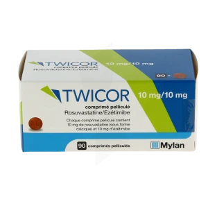 Twicor 10 Mg/10 Mg, Comprimé Pelliculé
