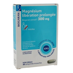 Biogaran Conseil Magnésium 300mg Comprimés Lp B/30