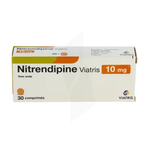 Nitrendipine Viatris 10 Mg, Comprimé