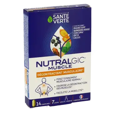 Santé Verte Nutralgic Muscle Comprimés Décontractant Musculaire B/14 à Saint-Médard-en-Jalles