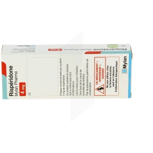 Risperidone Viatris 4 Mg, Comprimé Pelliculé Sécable