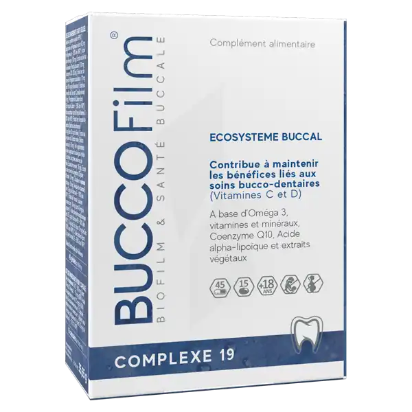 Nutravance Buccofilm Complexe 19 Gélules + Caps B/45+15