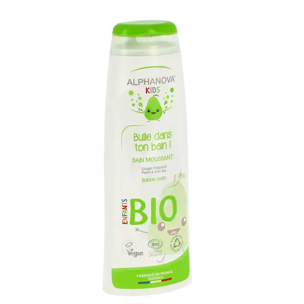 Alphanova Kids Bio "bulle Dans Ton Bain!" Bain Moussant Poire Fl/250ml
