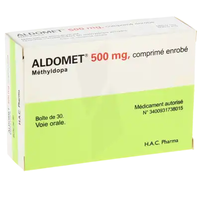 Aldomet 500 Mg, Comprimé Enrobé à Agen