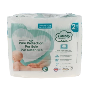 Cottony Couche Bébé T2 3-6kg B/38