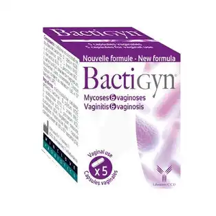 Bactigyn Caps Vag Mycoses Vaginoses B/5 à CAHORS