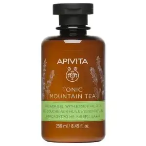 Apivita - Tonic Mountain Tea Gel Douche Aux Huiles Essentielles Avec Thé De Montagne 250ml à Vallauris