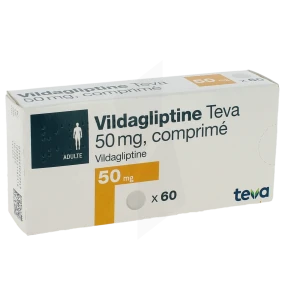 Vildagliptine Teva 50 Mg, Comprimé