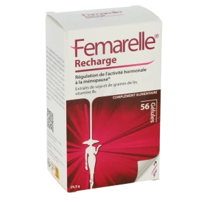 Femarelle Recharge - Régulation De L'activité Hormonale à La Ménopause - 56 Gélules