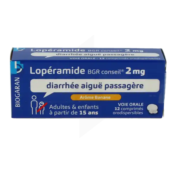 Loperamide Bgr Conseil 2 Mg, Comprimé Orodispersible