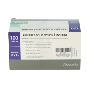 Vitadomia Aiguille Pour Stylo à Insuline 4mm B/100