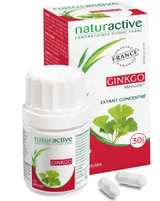 Naturactive Phytothérapie Ginkgo Gélules Pilulier/30 à TOUCY