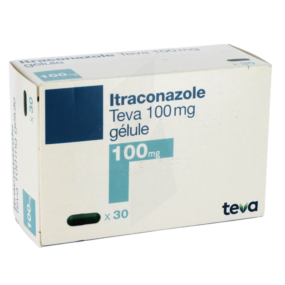 Itraconazole Teva 100 Mg, Gélule