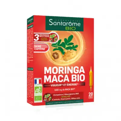 Santarome Bio Morinca Maca Solution Buvable 20 Ampoules/10ml à DAMMARIE-LES-LYS