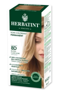 Herbatint Teinture, Blond Clair Doré, N° 8d, 2 Fl 60 Ml