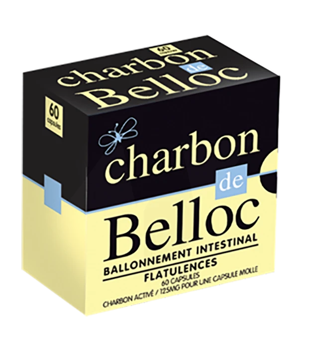 CHARBON DE BELLOC, traitement des ballonnements à la Pharmacie de  l'hippodrome Marseille 13010 - Pharmacie avec matériel médical à Marseille  Capelette - Pharmacie de l'Hippodrome