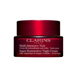 Clarins Multi-intensive Nuit Crème Lift-redensifiante Anti-rides Toutes Peaux 50ml à Agen