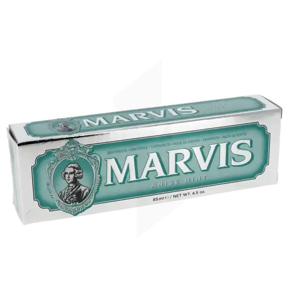 Marvis Vert Clair Pâte Dentifrice Menthe Anis T/85ml