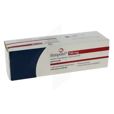 SIMPONI 100 mg, solution injectable en stylo prérempli
