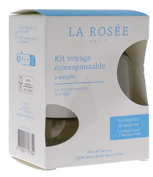 La Rosee Kit Voyage Ecoresponsable 175ml