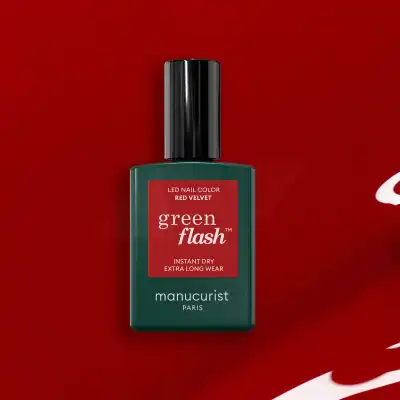 Manucurist Green Flash Red Velvet 15ml à PODENSAC