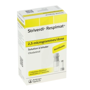 Striverdi Respimat 2,5 Microgrammes/dose, Solution à Inhaler