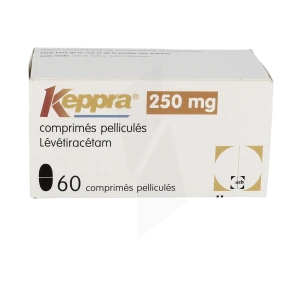 Keppra 250 Mg, Comprimé Pelliculé
