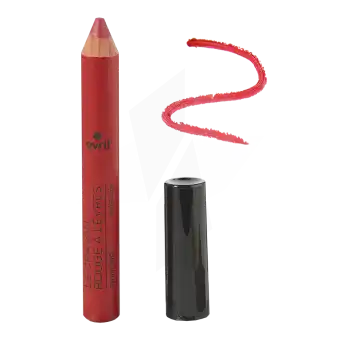 Avril Crayon Rouge à Lèvres Vrai Rouge Bio 2g à CUSY