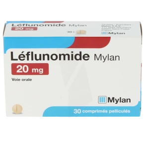 Leflunomide Viatris 20 Mg, Comprimé Pelliculé