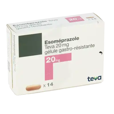 ESOMEPRAZOLE TEVA 20 mg, gélule gastro-résistante