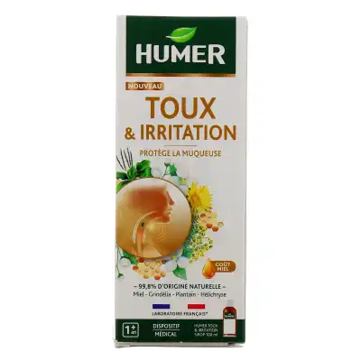 Humer Toux & Irritation Sp 100ml à YZEURE
