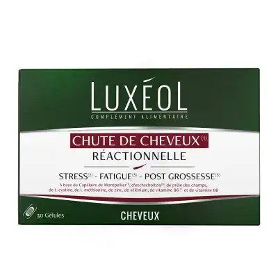 Luxéol Chute De Cheveux Réactionnelle Gélules B/30 à SAINT-SAENS