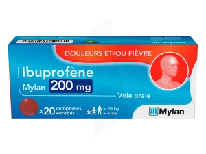 Ibuprofene Mylan 200 Mg, Comprimé Enrobé